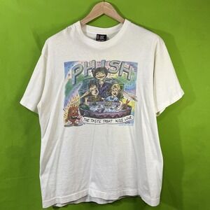 XL RARE VTG 1994‎ Phish Jim Pollack Treat Kids Love Shirt Giant Shirt Band Tee